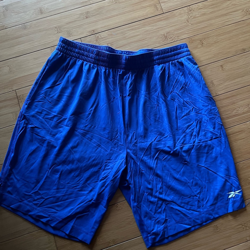 Reebok Men's Vibrant Blue Sports Shorts